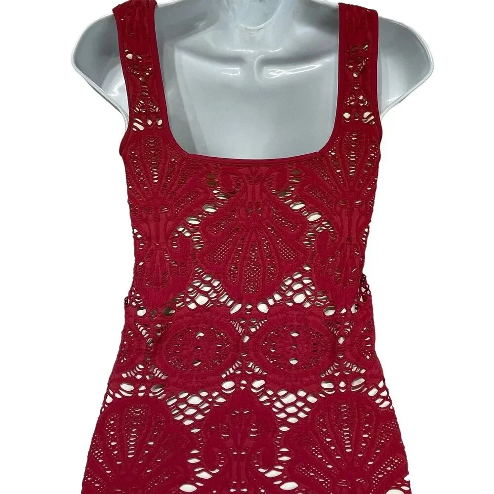 Intimately Free People Tank Medallion Bodycon Dress Size M